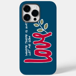 Laat me liefde zaaien Case-Mate iPhone 14 pro max hoesje