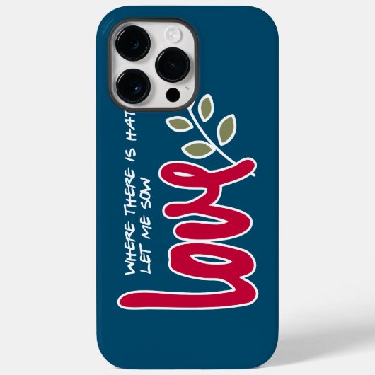 Laat me liefde zaaien Case-Mate iPhone case (Achterkant)
