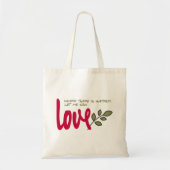 Laat me liefde zaaien tote bag (Voorkant)