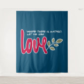 Laat me liefde zaaien wandkleed (Voorkant)