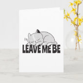 Laat me lui slapen. kaart (Gele Bloem)