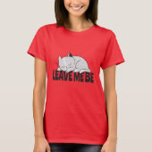 Laat me lui slapen. t-shirt (Voorkant)