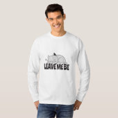 Laat me lui slapen. t-shirt (Voorkant volledig)