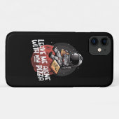 Laat Me Met Mijn Pizza Met Rust Case-Mate iPhone Case (Achterkant (horizontaal))