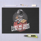 Laat Me Met Mijn Pizza Met Rust Tissuepapier (Craft)
