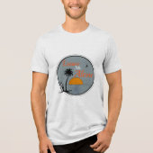 LAAT ME MET RUST Bella + Canvas Tri-blend T-Shirt (Voorkant)