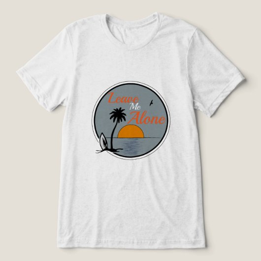 LAAT ME MET RUST Bella + Canvas Tri-blend T-Shirt (Design voorkant)