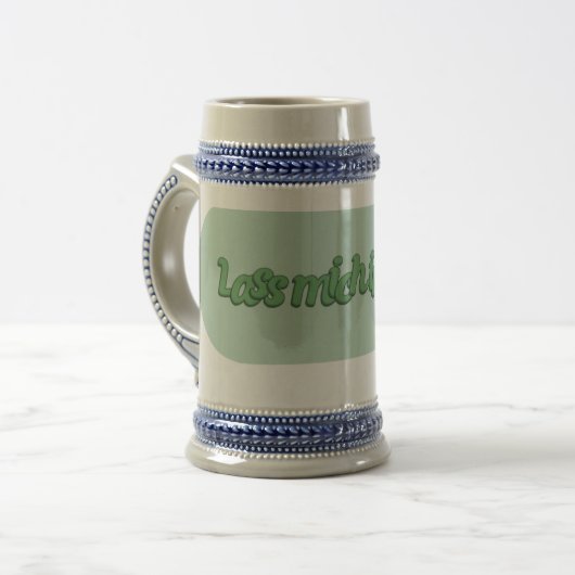 Laat me met rust! bierpul (Voorkant links)