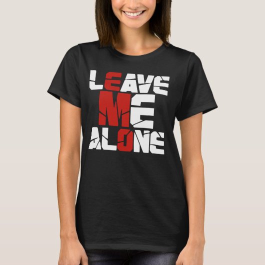 Laat me met rust - Emo Fan - Emo T-shirt (Voorkant)