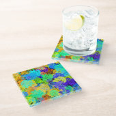 Laat me met rust. glazen onderzetter (Schuin)