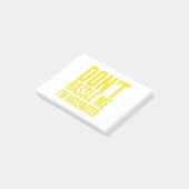 LAAT ME MET RUST IK BEN GEVACCINEERD  POST-IT® NOTES (Schuin)