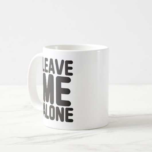 Laat me met rust Privacy Koffiemok (Voorkant links)