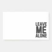 Laat me met rust Privacy Post-it® Notes (Voorkant)