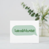 Laat me met rust! RSVP kaartje (Staand voorkant)