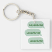 Laat me met rust! sleutelhanger (voorkant)