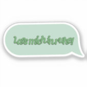 Laat me met rust! sticker (Voorkant)