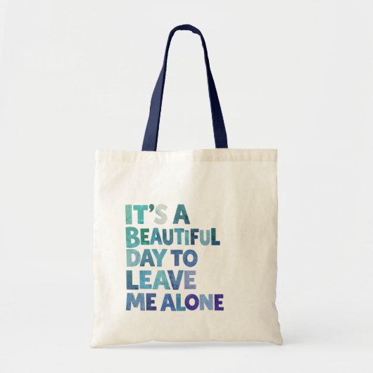 Laat Me Met Rust Tote Bag (Voorkant)