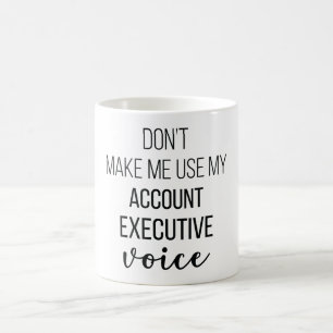 Laat me mijn accountmanager niet gebruiken koffiemok