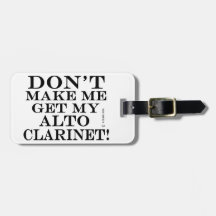 Laat me mijn Alto Clarinet halen