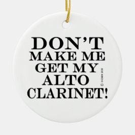 Laat me mijn Alto Clarinet halen Keramisch Ornament