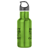 Laat me mijn Alto Clarinet halen Waterfles (Achterkant)