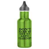 Laat me mijn Alto Clarinet halen Waterfles (Links)
