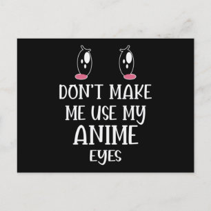 Laat me mijn Anime Eyes niet gebruiken   Anime Lov Briefkaart