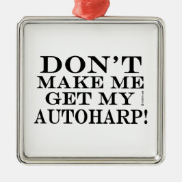 Laat me mijn Autoharp halen Metalen Ornament