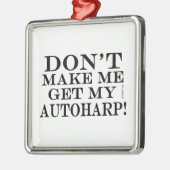 Laat me mijn Autoharp halen Metalen Ornament (Links)