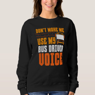 Laat me mijn busbussen met de chauffeur niet gebru trui