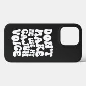 Laat me mijn Cajun stem retro stijl niet gebruiken Case-Mate iPhone Case (Achterkant (horizontaal))