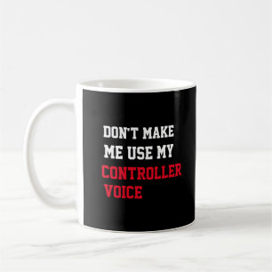 Laat me mijn controllerstem niet gebruiken koffiemok