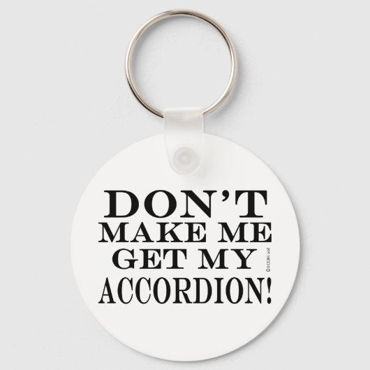 Laat me mijn cordion halen sleutelhanger (Voorkant)