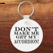 Laat me mijn cordion halen sleutelhanger (Voorkant)