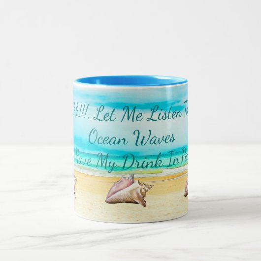 Laat me mijn Drink hebben in de Mok van het vredes (Center)