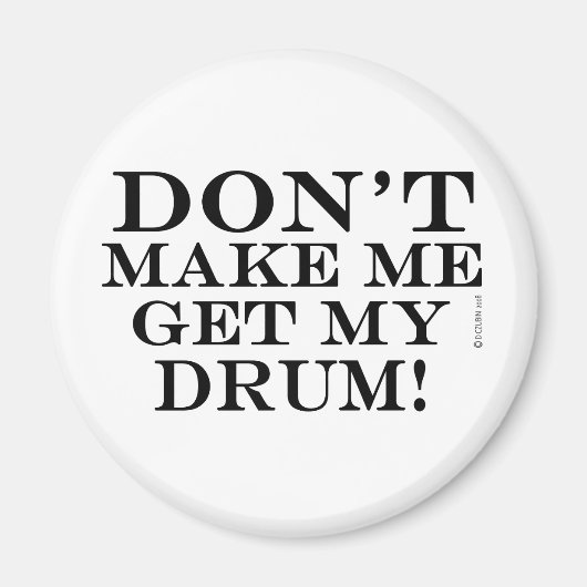 Laat me mijn drum halen magneet (Voorkant)