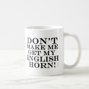 Laat me mijn Engelse horn halen Koffiemok
