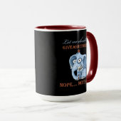 Laat me Mijn GeefAShitMeter controleren Mok (Voorkant rechts)