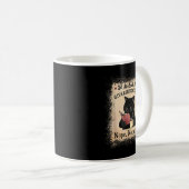 Laat me mijn Giveashitometer zwarte kat zien Koffiemok (Voorkant rechts)