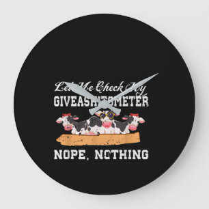 Laat me mijn Giveashitometernope, niets Koe contro Grote Klok