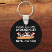 Laat me mijn Giveashitometernope, niets Koe contro Sleutelhanger (Voorkant)