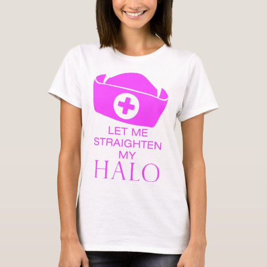 Laat me mijn Halo rechtzetten T-shirt (Voorkant)