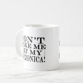 Laat me mijn Harmonica halen Koffiemok (Voorkant links)