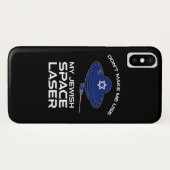 Laat me mijn joodse ruimtemaker niet gebruiken Case-Mate iPhone case (Achterkant (horizontaal))