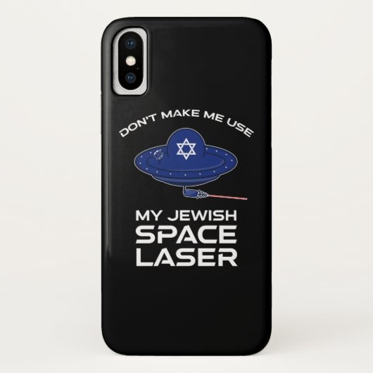 Laat me mijn joodse ruimtemaker niet gebruiken Case-Mate iPhone case (Achterkant)
