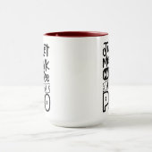 Laat me mijn koffie drinken zonder hooipedo, Spang Mok (Midden)