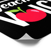 Laat me mijn leraar stem grappige leraar niet gebr poster (Hoek)