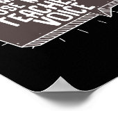 Laat me mijn leraar stem grappige leraar niet gebr poster (Hoek)