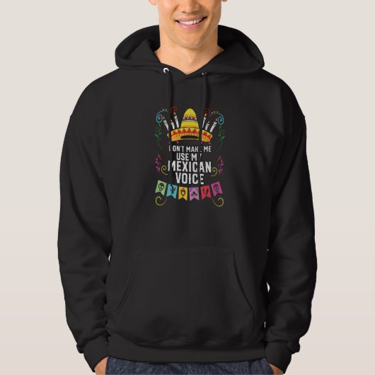 Laat me mijn Mexicaanse Mexicaanse Mexicaanse Mexi Hoodie (Voorkant)