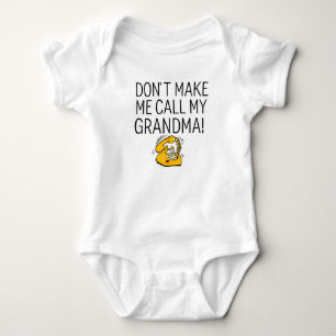 Laat me mijn oma geen grappige Baby-bodysuit noeme Romper